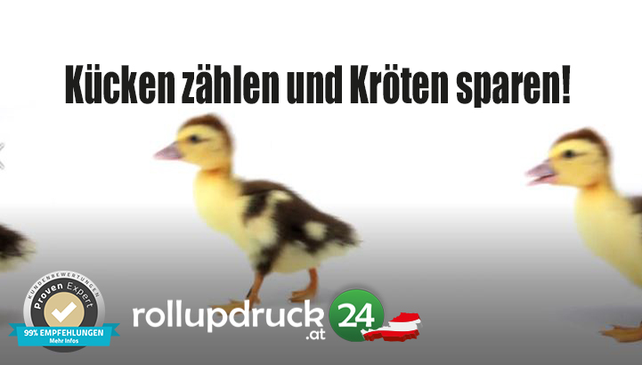 Kücken zählen und Kröten sparen!